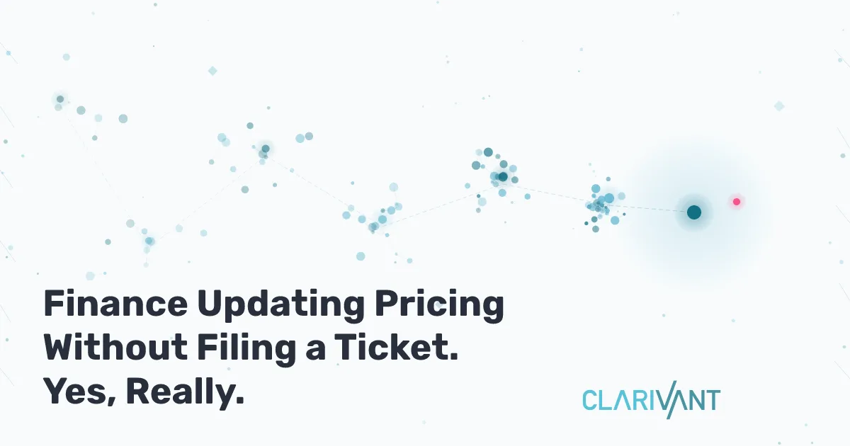Finance Asked If They Could Update Pricing Without a Jira Ticket. We Said Yes.